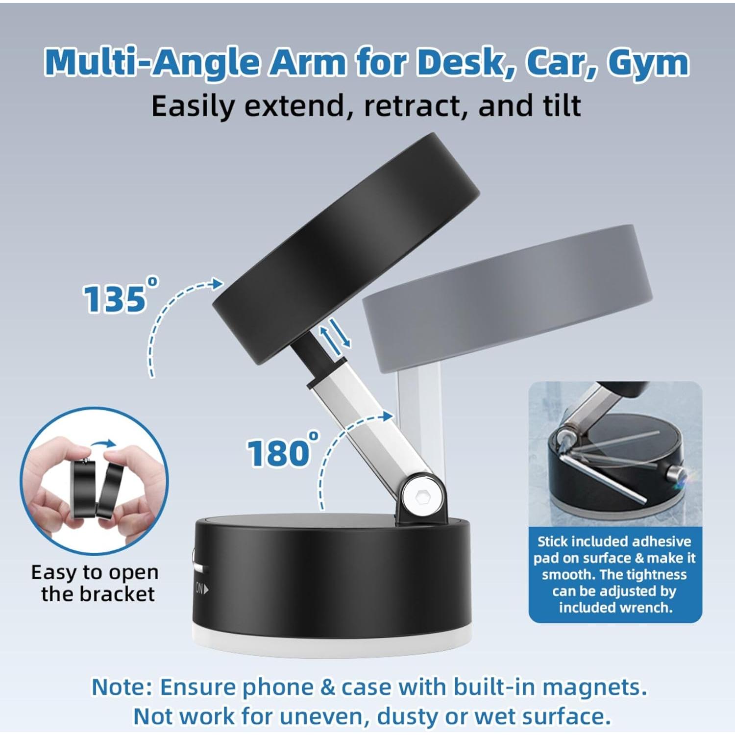 Soporte Magnético para Teléfono Easvorix Universal Negro