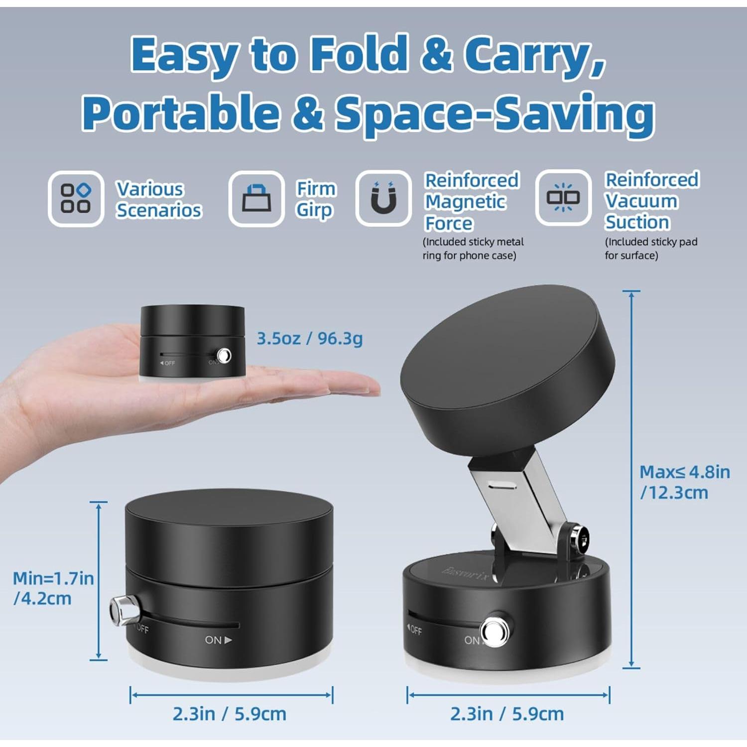 Soporte Magnético para Teléfono Easvorix Universal Negro