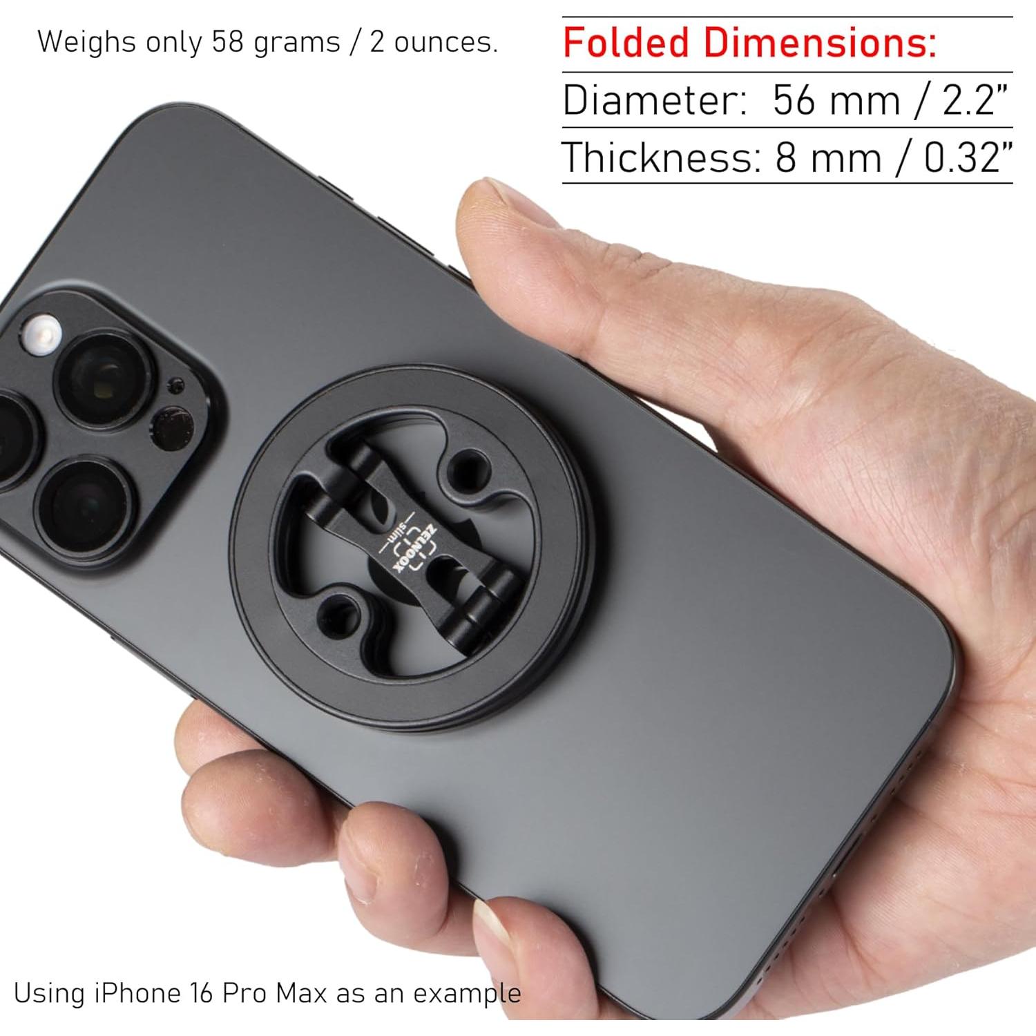 Soporte Magnético Doble Zelnoox para iPhone 12 - Plegable