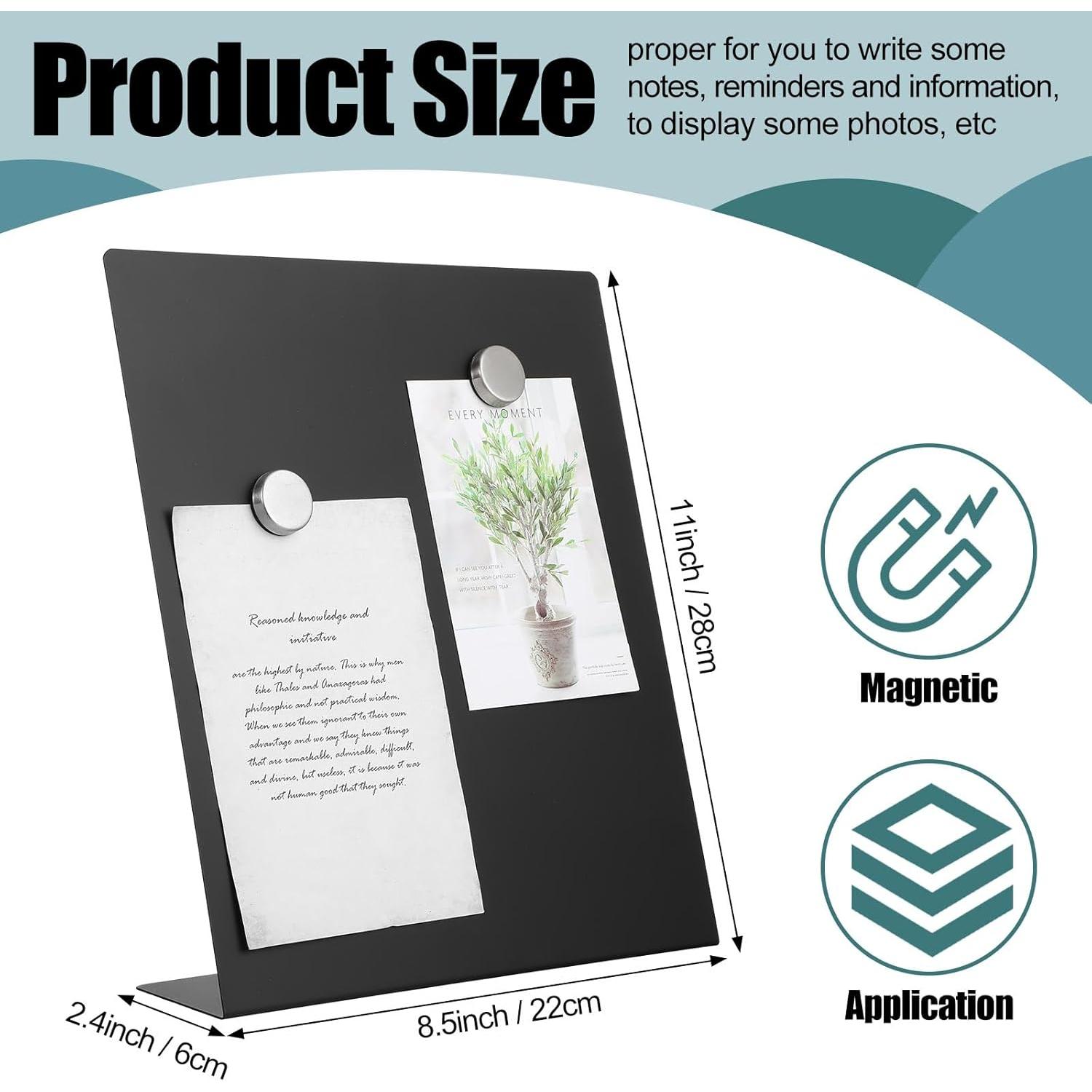 Tablero de Anuncios Magnético Fainne 28x22 cm Negro