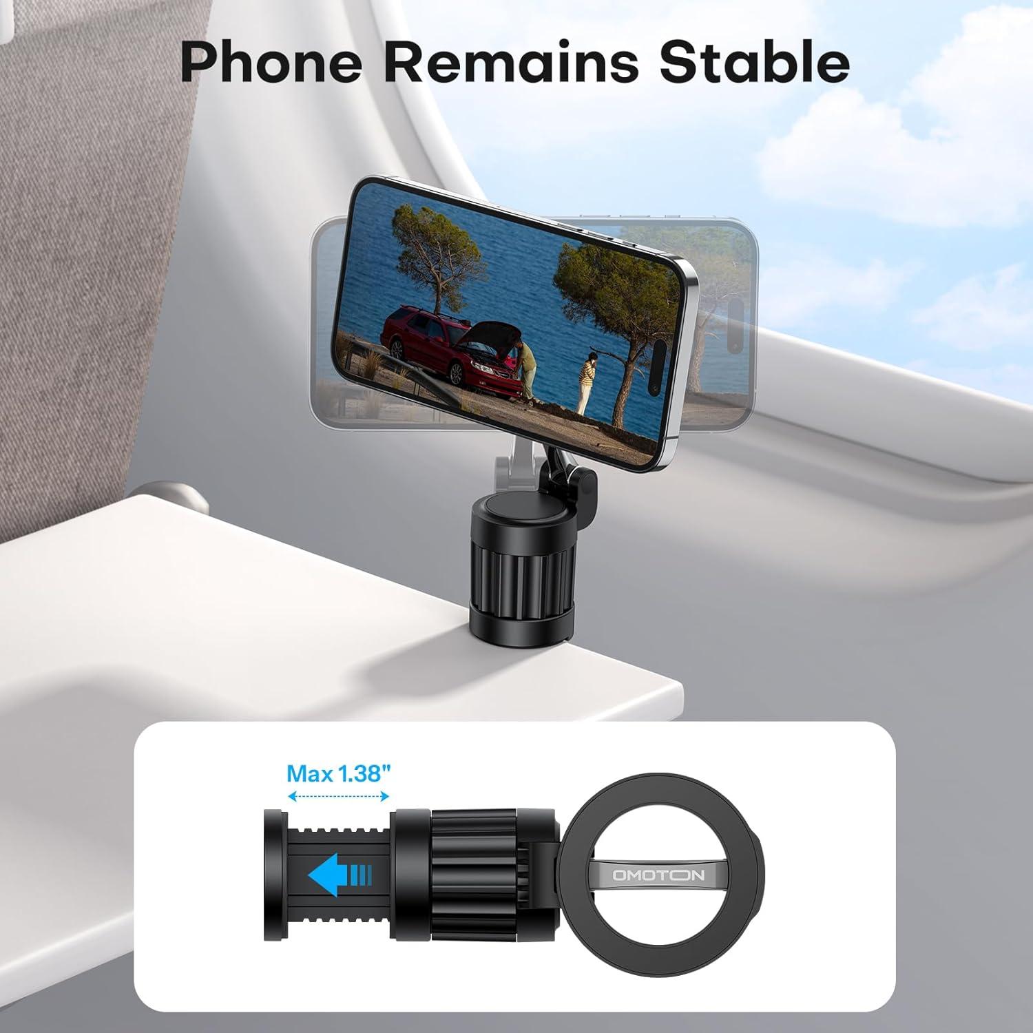 Soporte de Teléfono Magnético Rotativo 360° OMOTON para iPhone