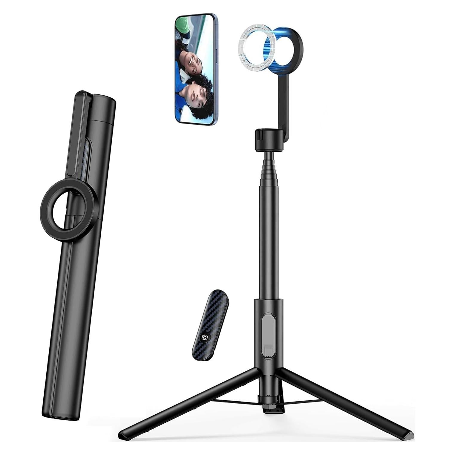 Trípode Magnético Vimitty para iPhone 162,56 cm con Control Remoto