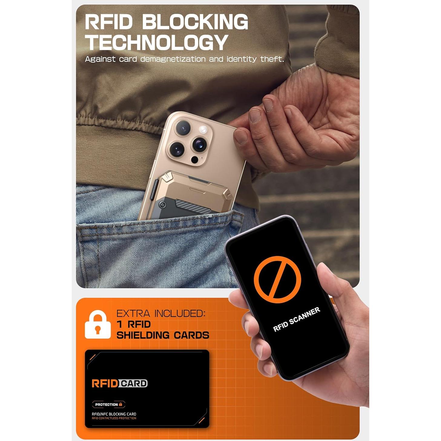 Cartera Magnética SUPCASE con Soporte Ajustable para iPhone