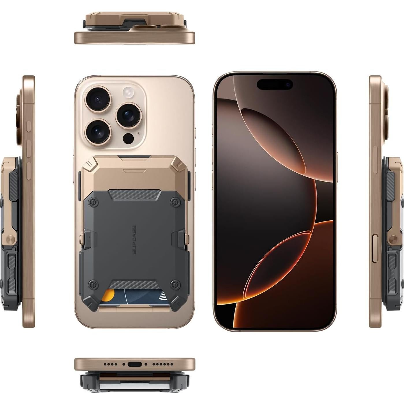Cartera Magnética SUPCASE con Soporte Ajustable para iPhone