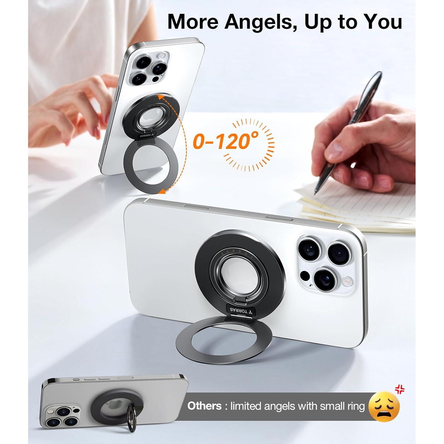 Soporte Magnético para Teléfono TORRAS Negro Delgado 2024