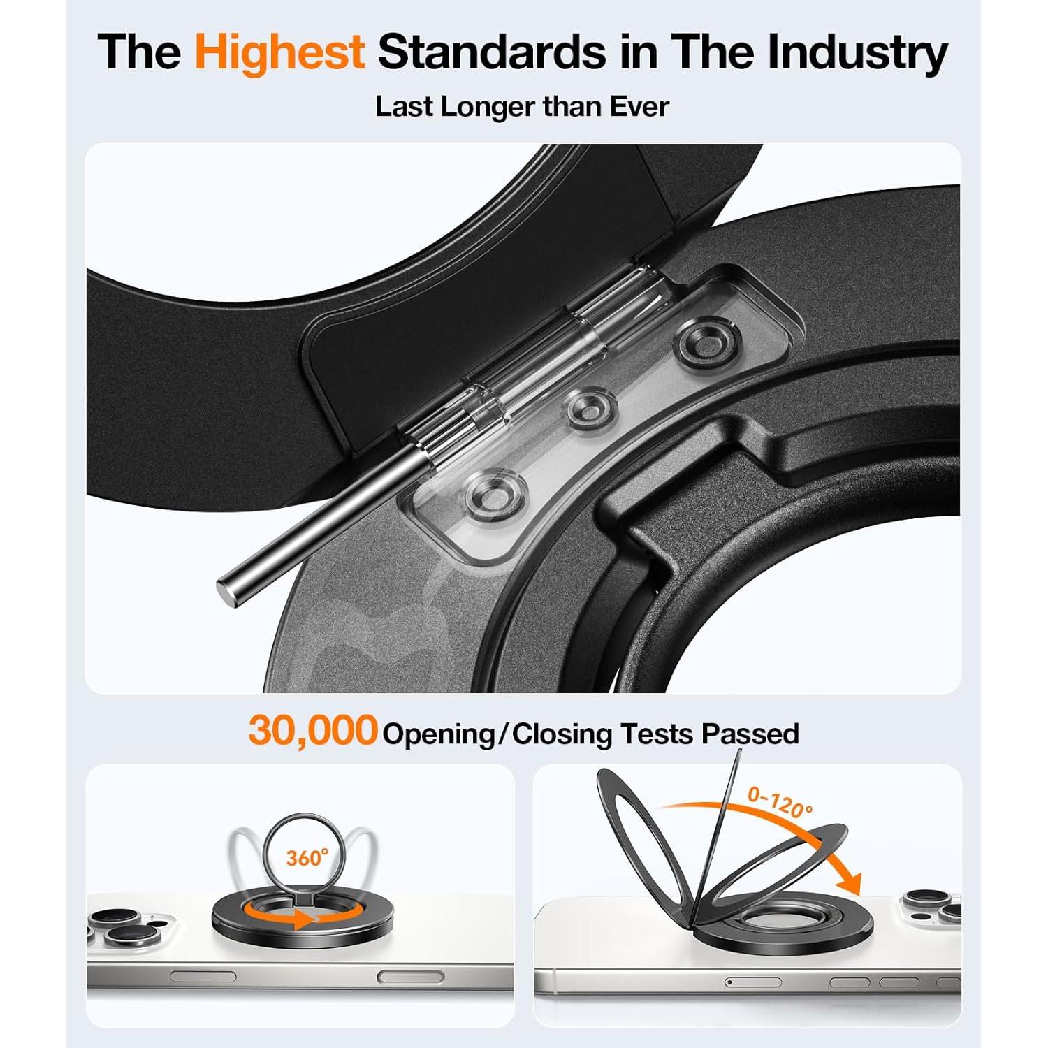 Soporte Magnético para Teléfono TORRAS Negro Delgado 2024