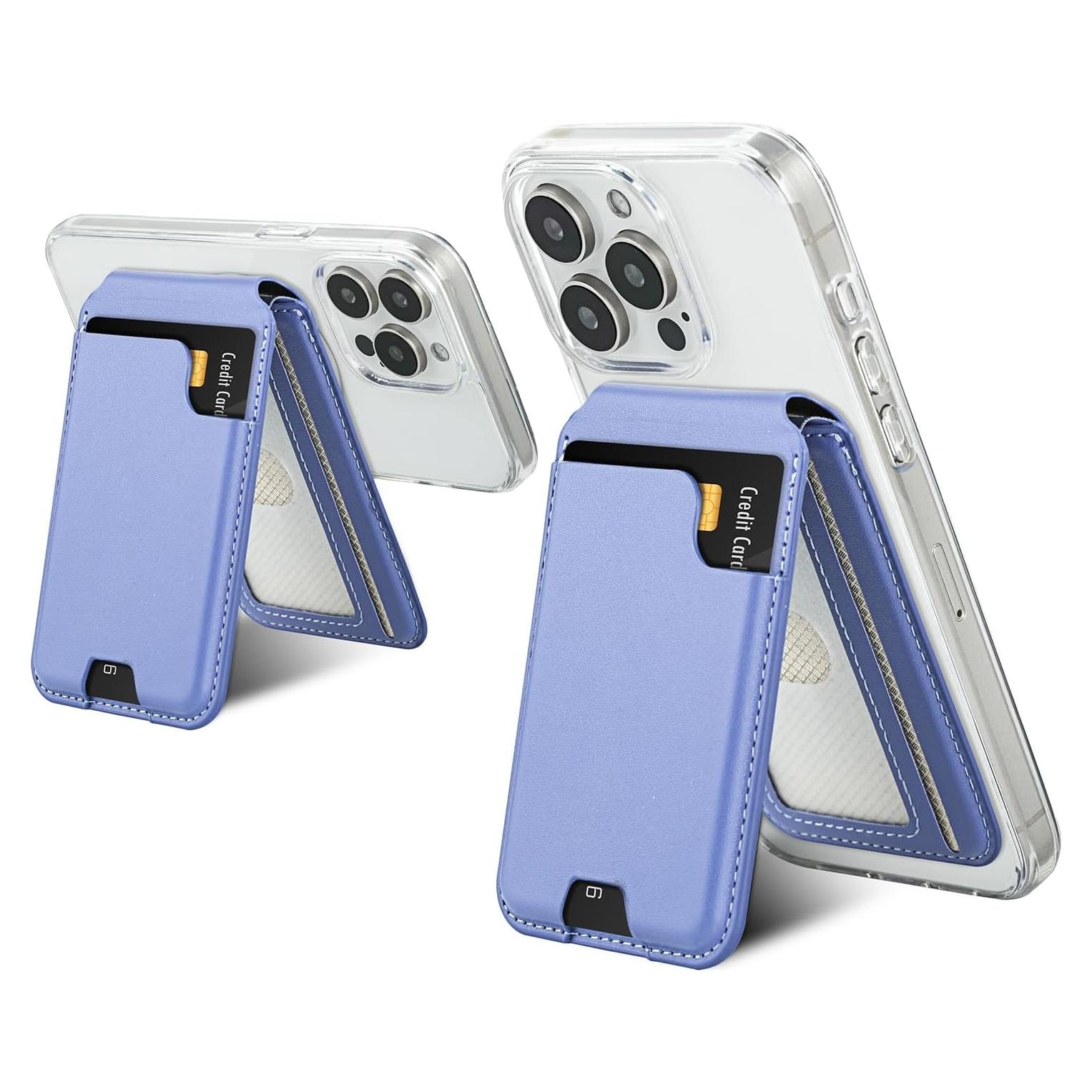 Cartera Magnética iSee MagSafe para iPhone 16/15/14/13/12 Wisteria