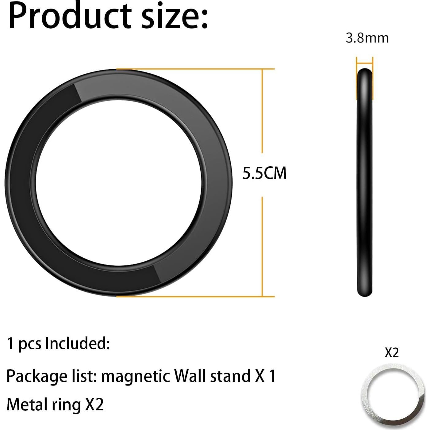 Soporte Magnético KUTUMYQC para iPhone 12/13/14 - 2 Piezas