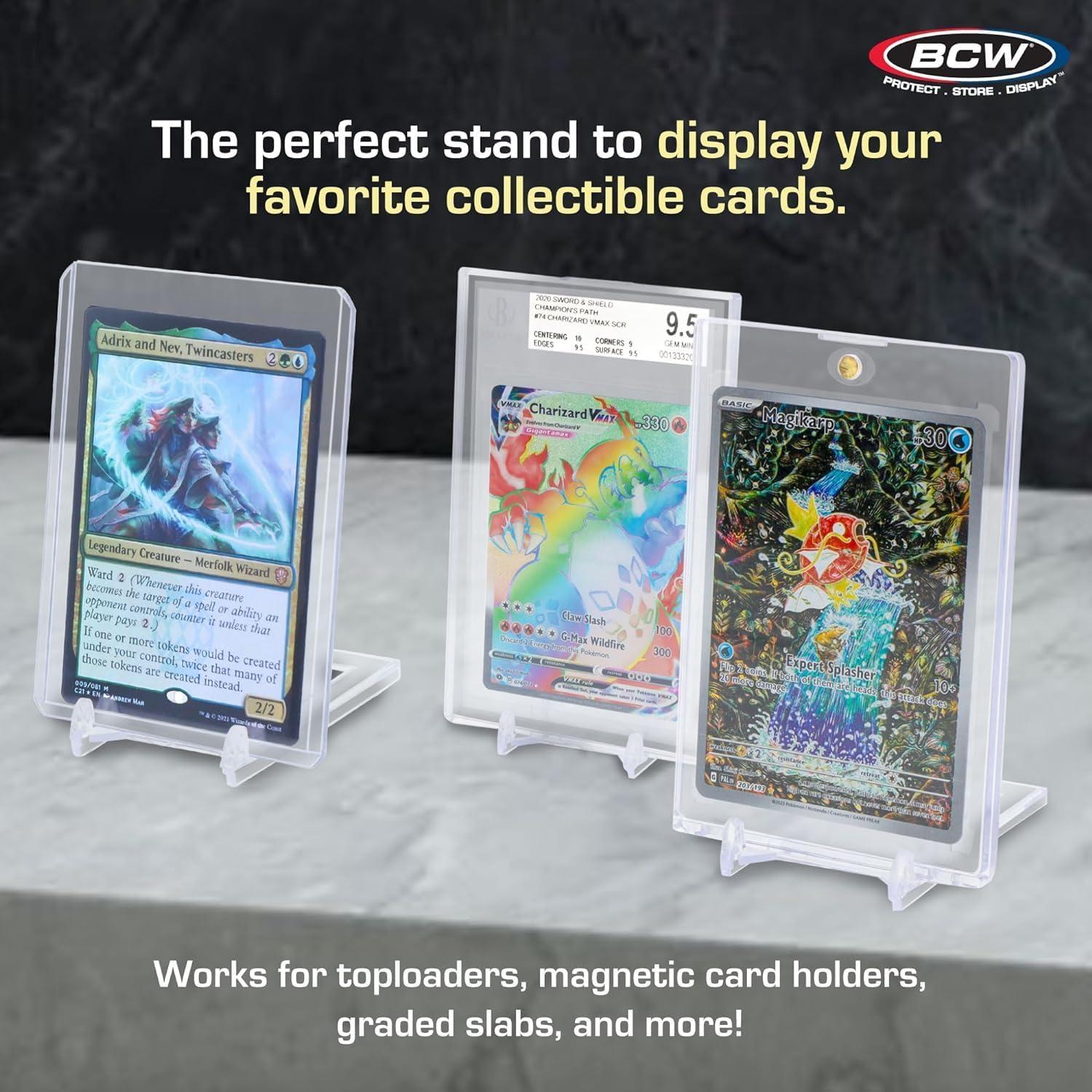 Soportes de Exhibición de Cartas BCW - Paquete de 10