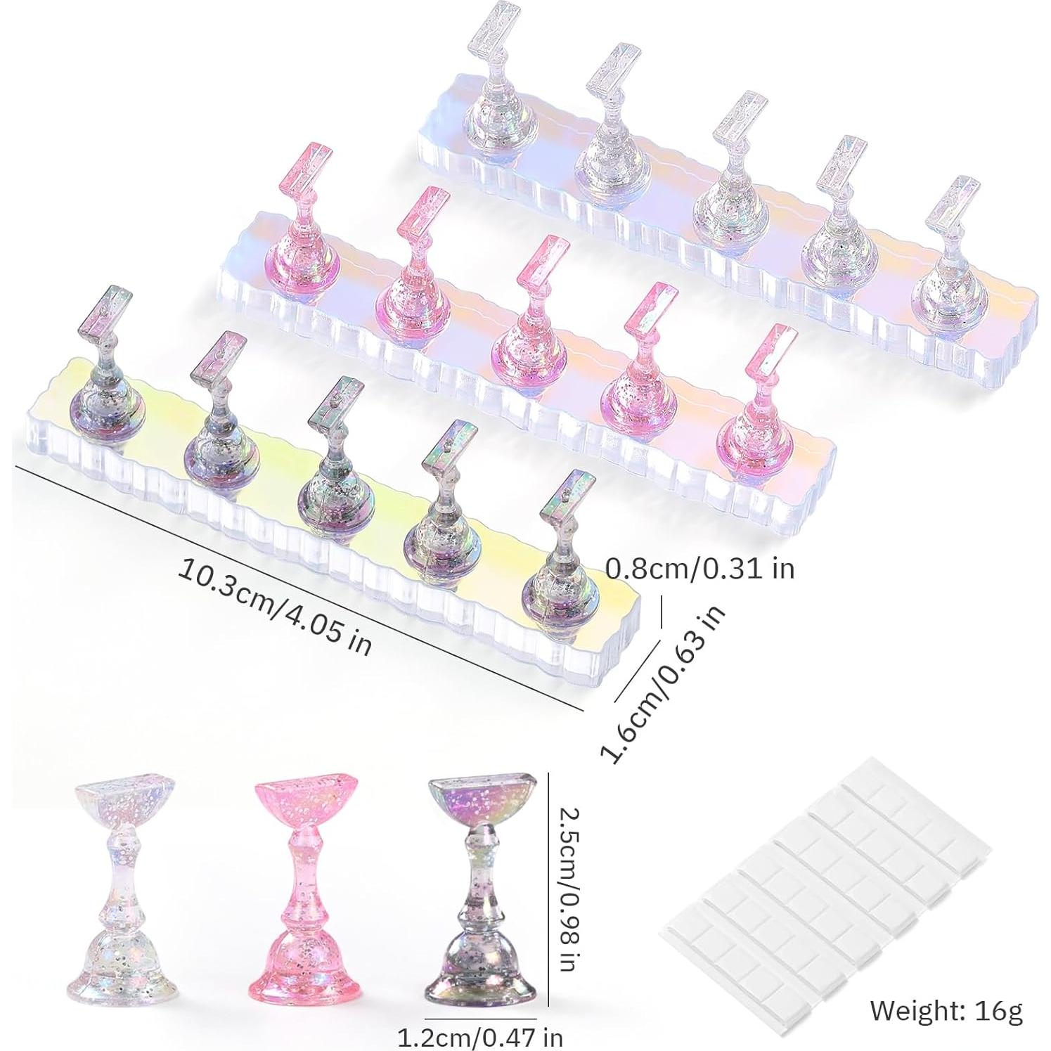 Set de Soporte para Uñas Etercycle 2 Piezas Acrílico