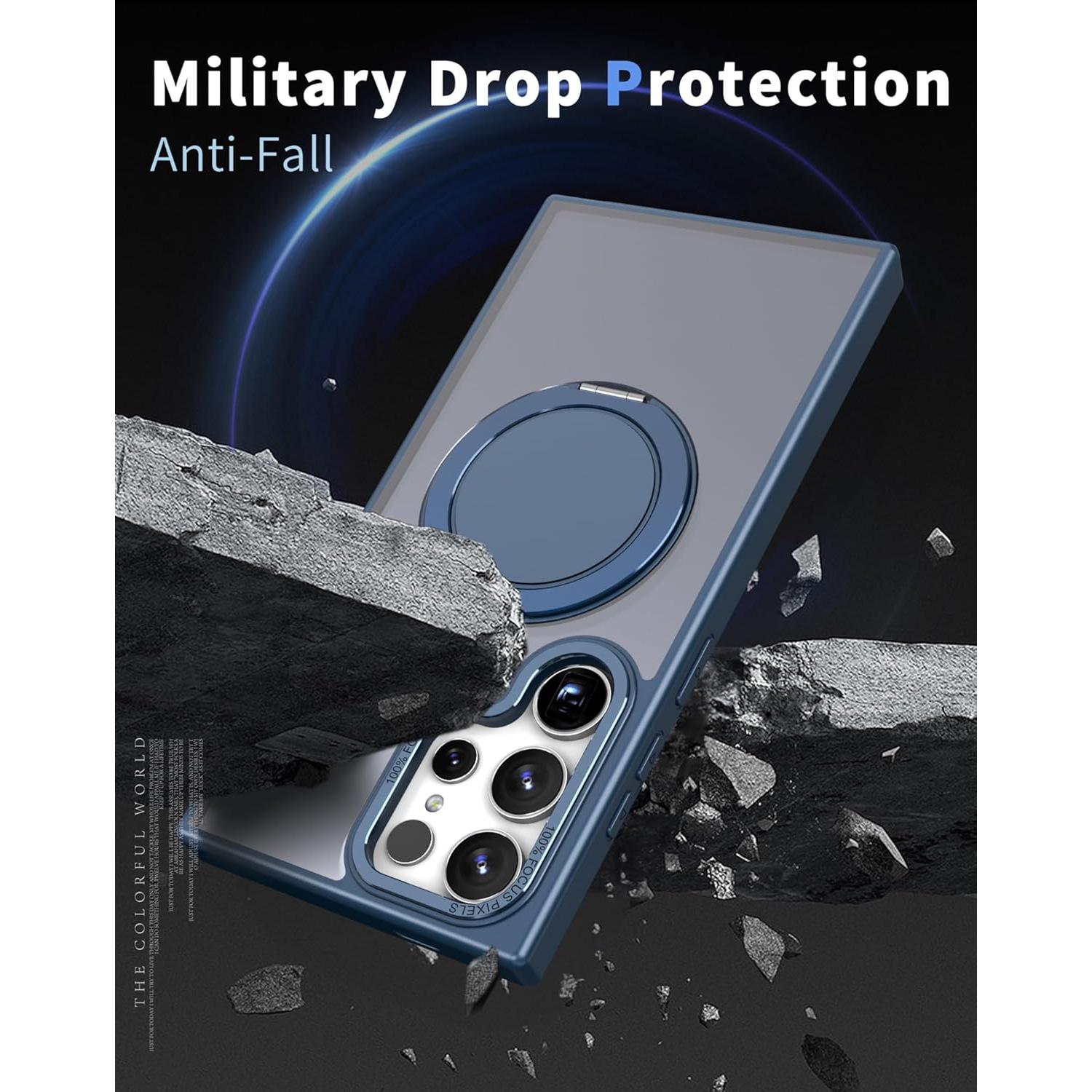 Funda magnética Samsung Galaxy S22/S23 Ultra con 2 protectores