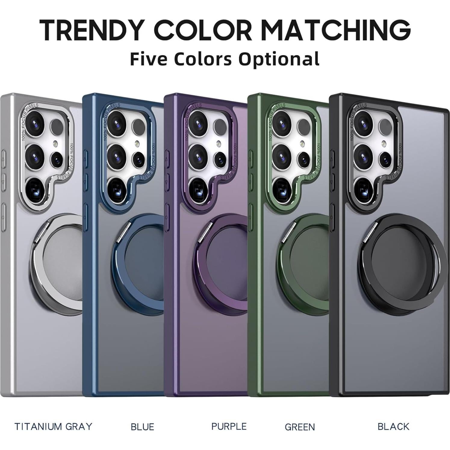 Funda magnética Samsung Galaxy S22/S23 Ultra con 2 protectores