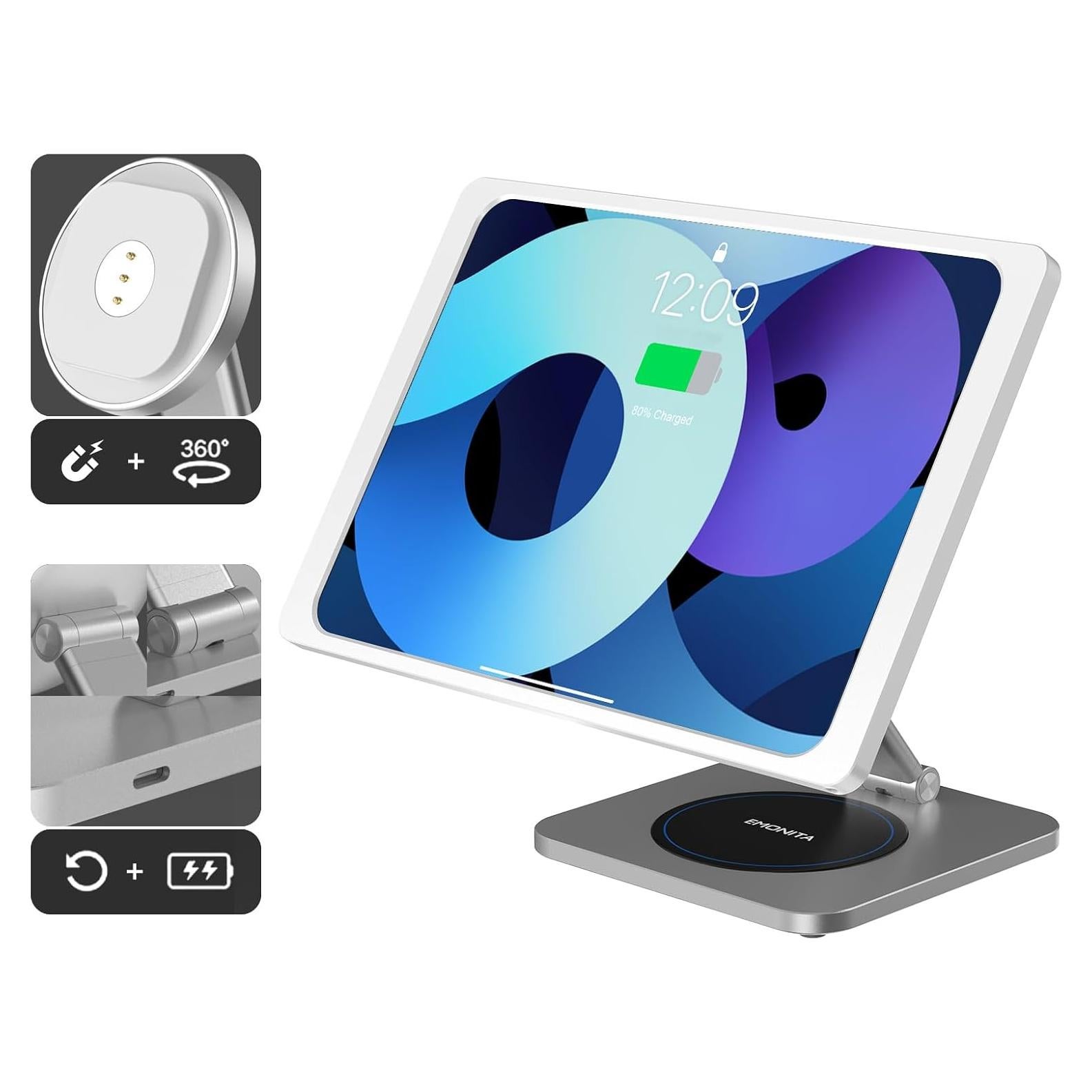 Soporte Magnético Plegable EMONITA para iPad 10.9"