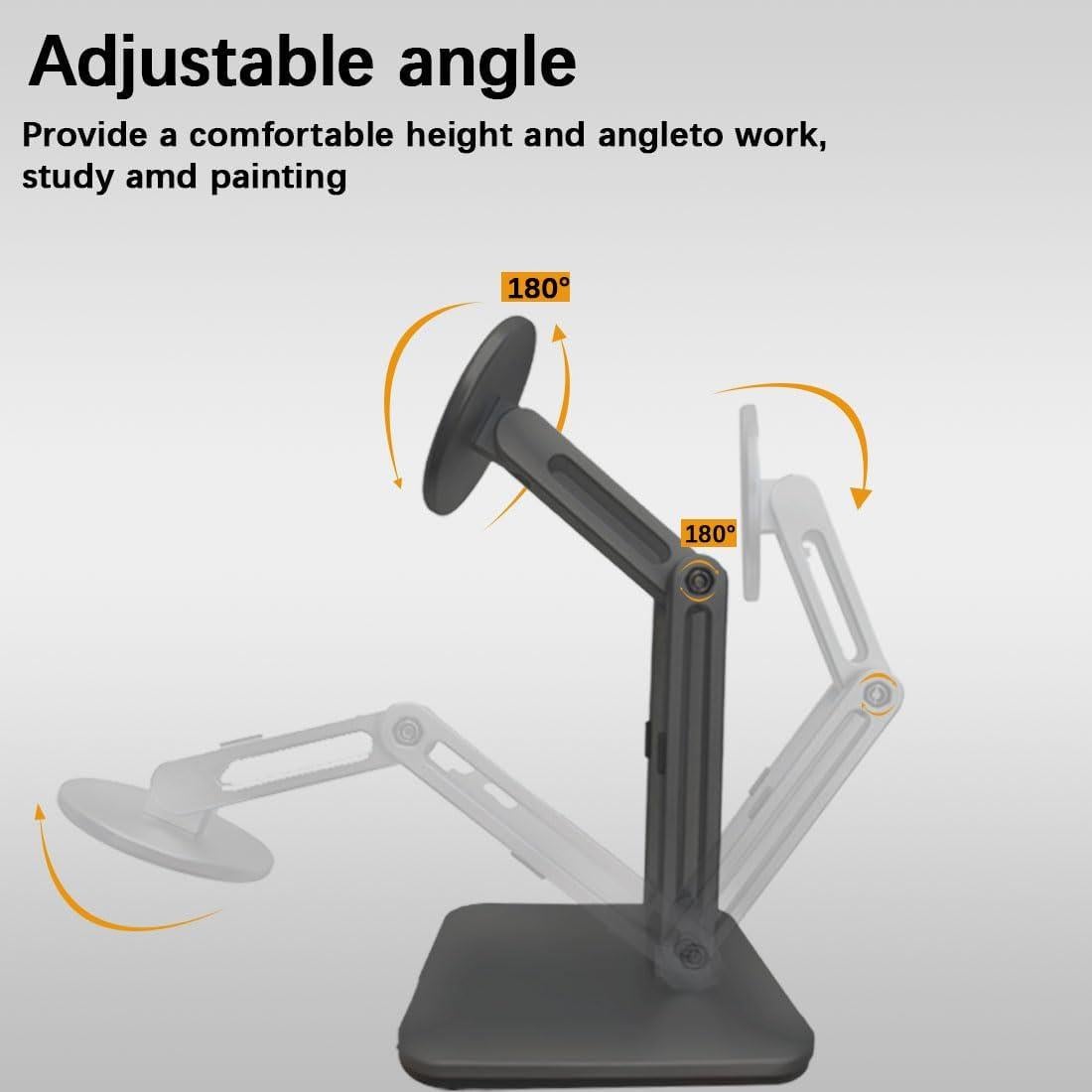 Soporte Magnético para Teléfono ZGSJZJ88 Ajustable Negro