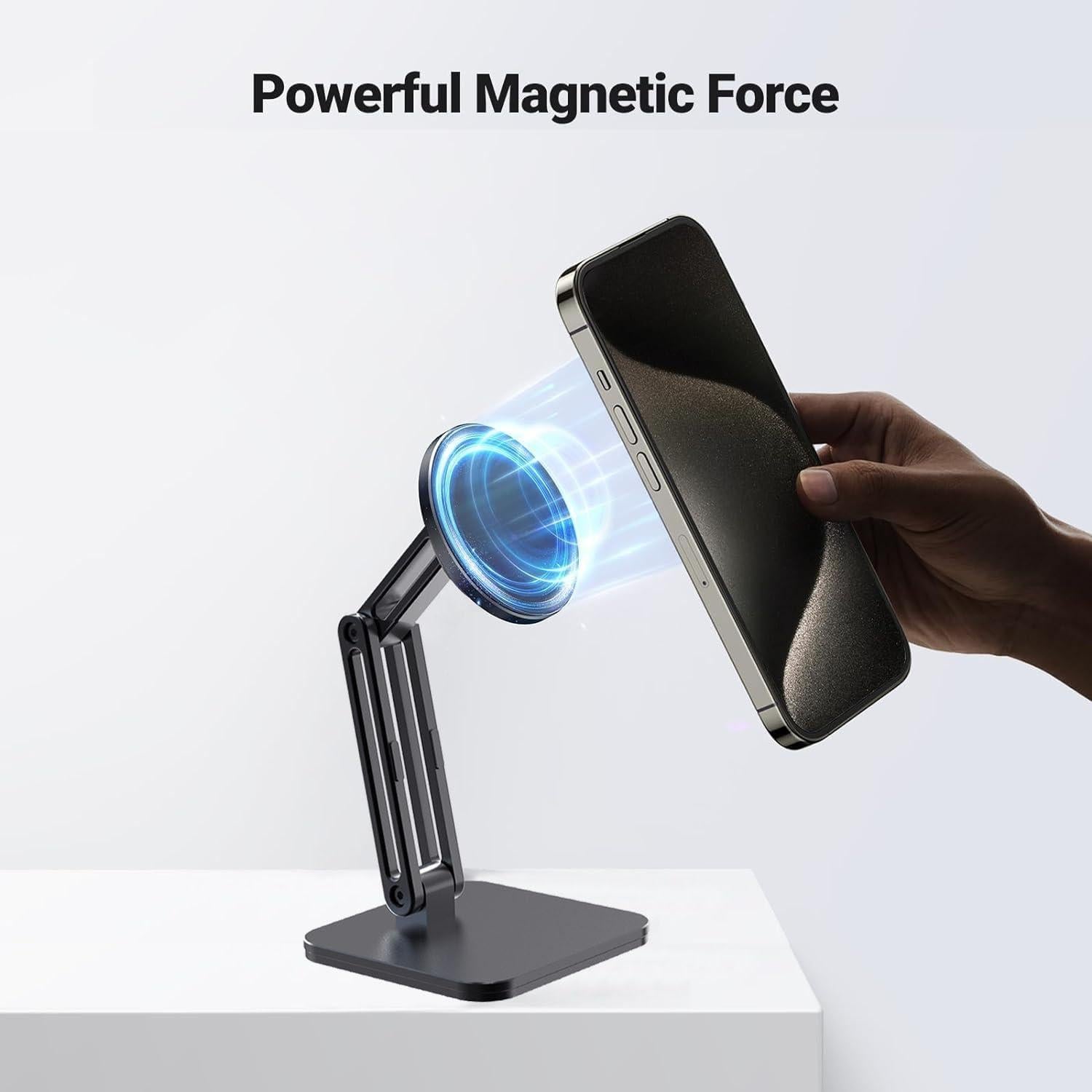 Soporte Magnético para Teléfono ZGSJZJ88 Ajustable Negro