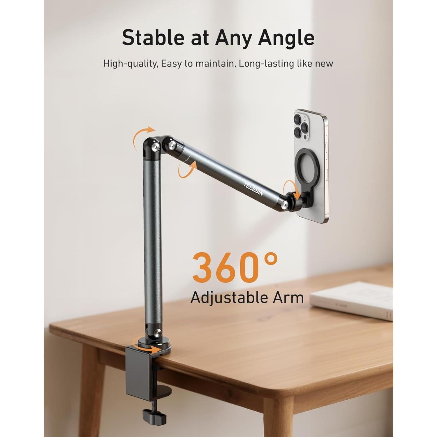 Soporte Magnético TELESIN para Teléfono y Tableta 360°