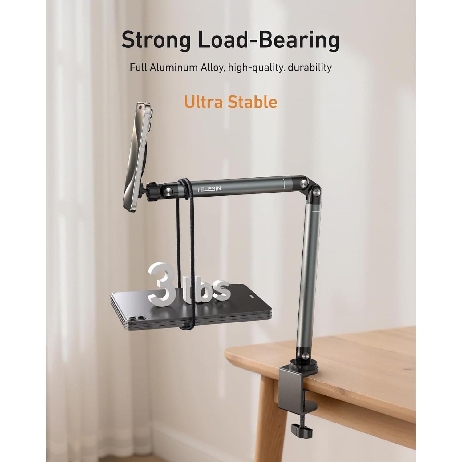 Soporte Magnético TELESIN para Teléfono y Tableta 360°