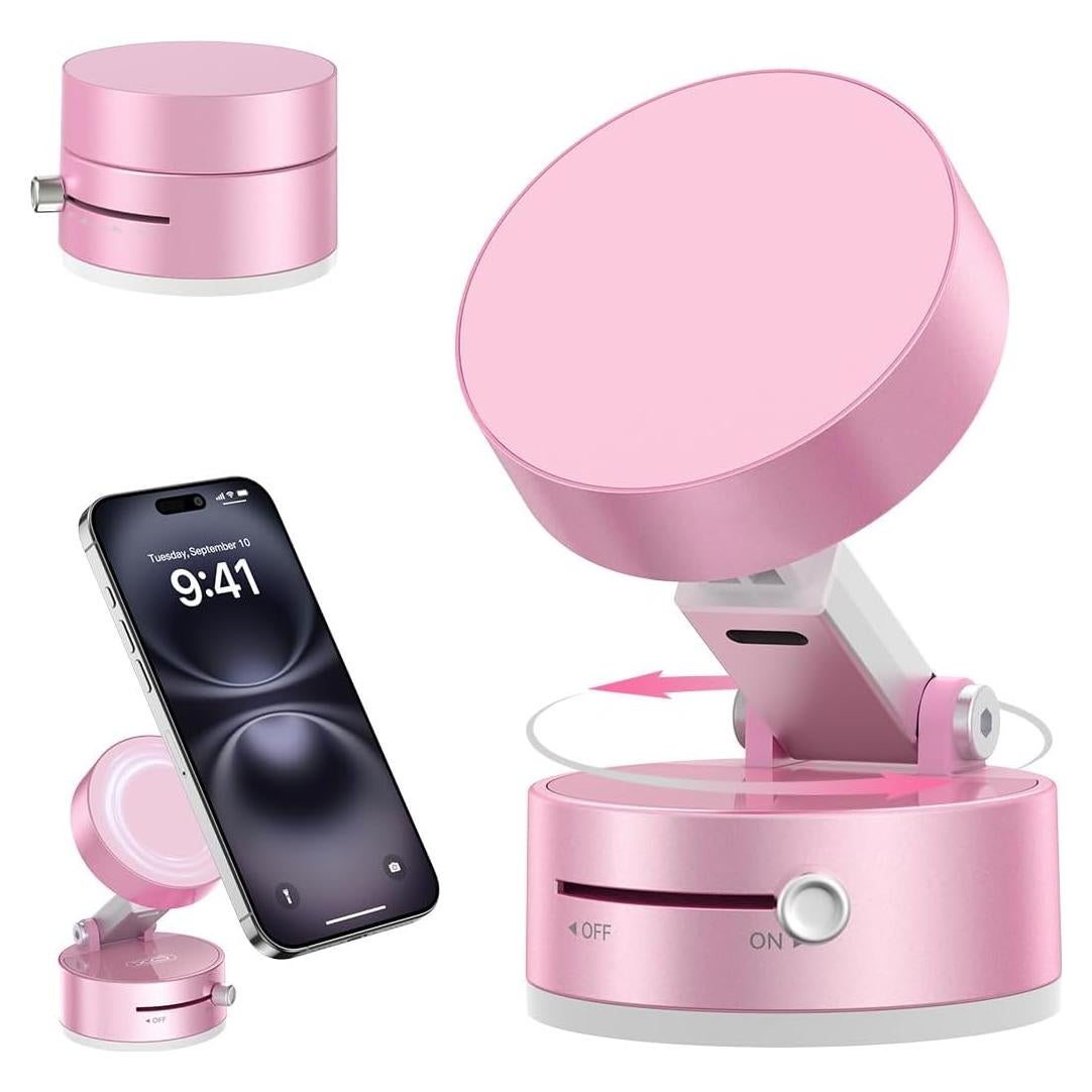 Soporte Magnético para Teléfono de Coche Sanqi Rosa