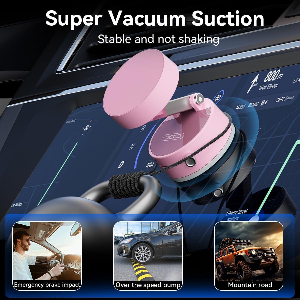 Soporte Magnético para Teléfono de Coche Sanqi Rosa