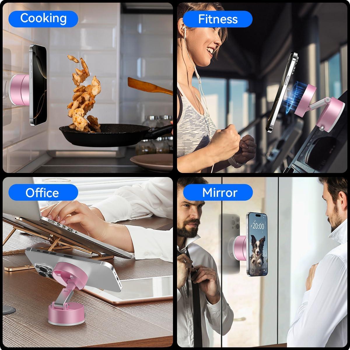 Soporte Magnético para Teléfono de Coche Sanqi Rosa