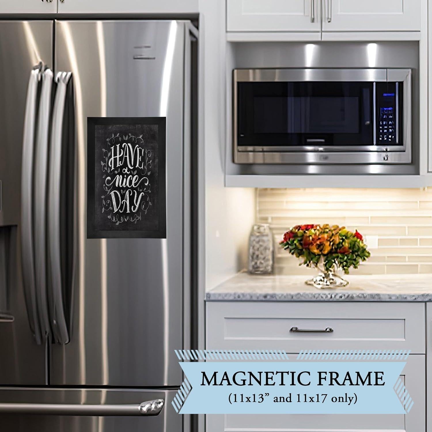 Tablero de Anuncios Magnético 29x43 cm TenXVI Negro