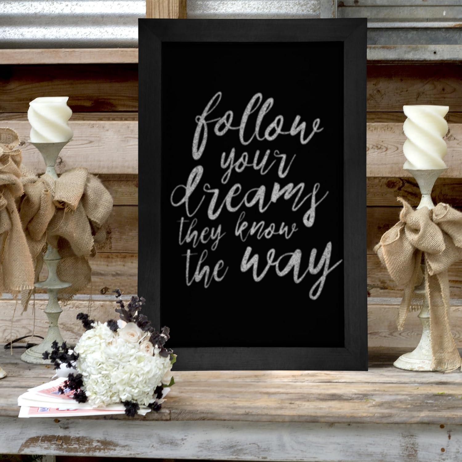 Tablero de Anuncios Magnético 29x43 cm TenXVI Negro