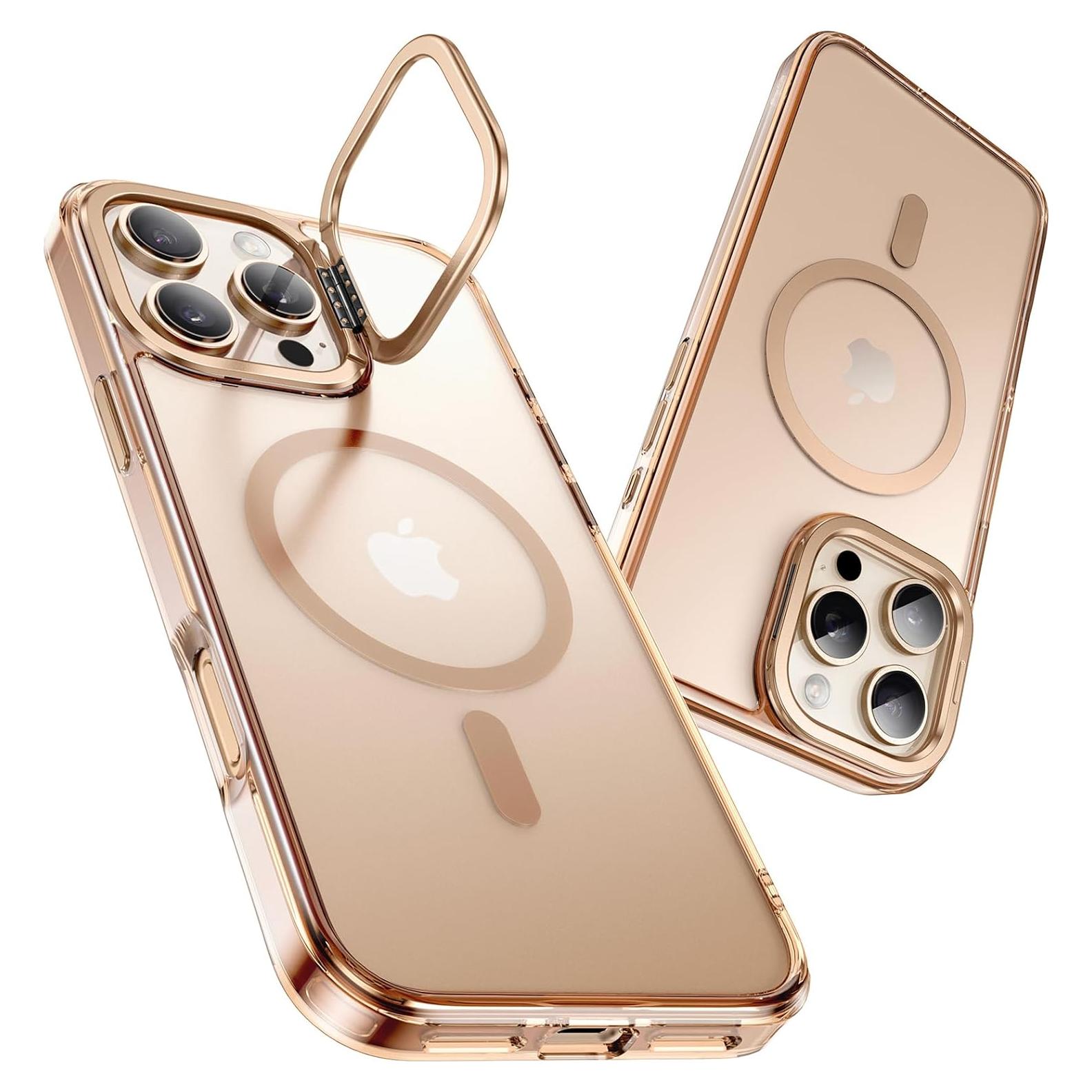 Funda Magnética Maledan para iPhone 16 Pro Max Titanio