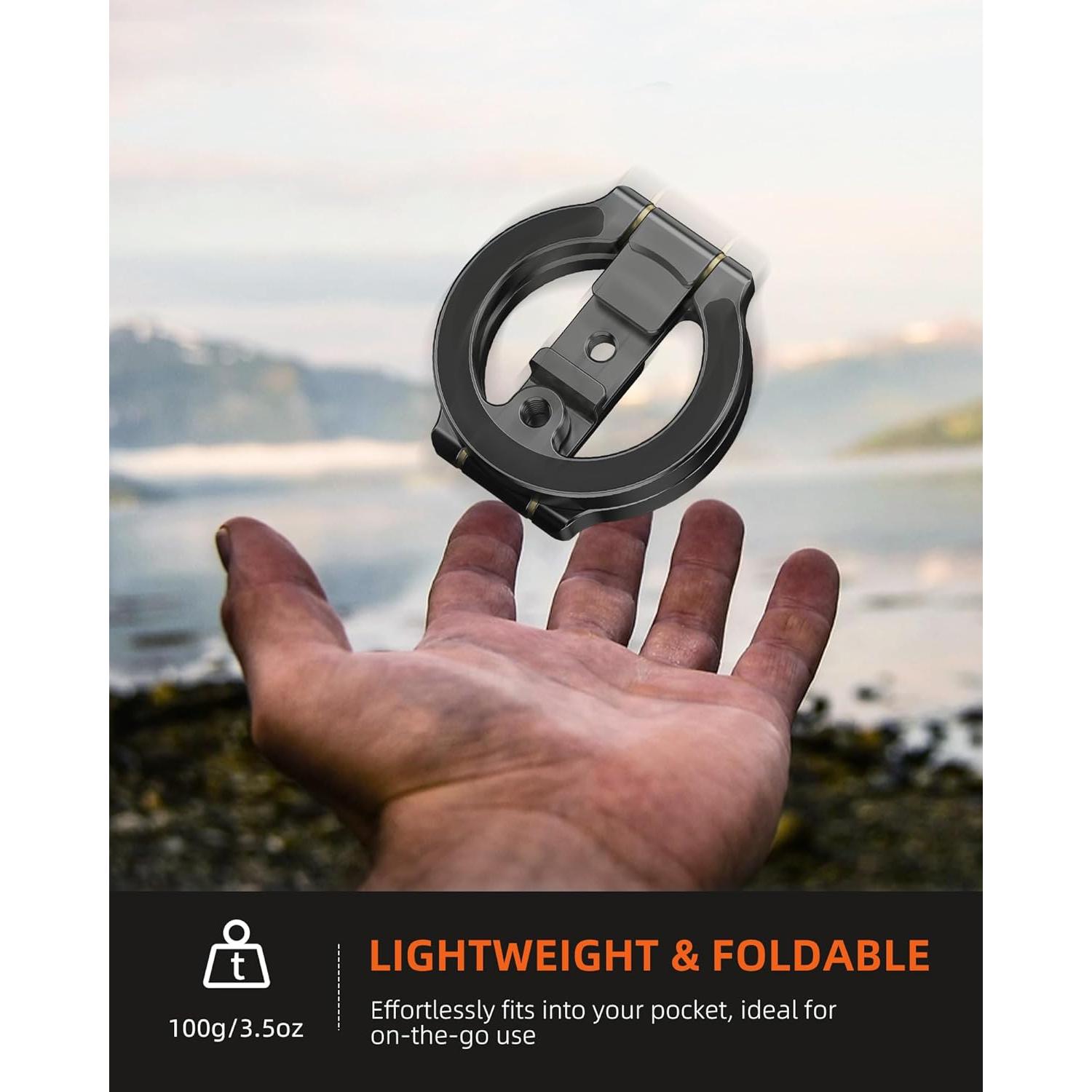 Soporte Magnético Doble para Teléfono CAMOLO Negro