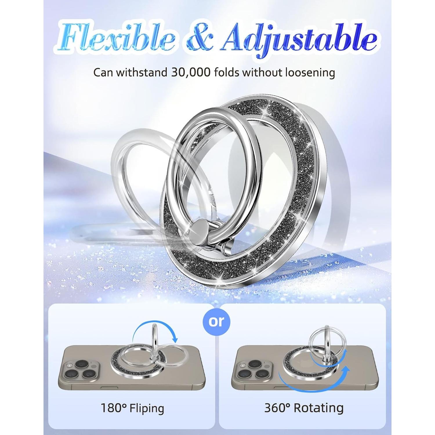 Soporte Magnético para Teléfono LISEVO Anillo Negro