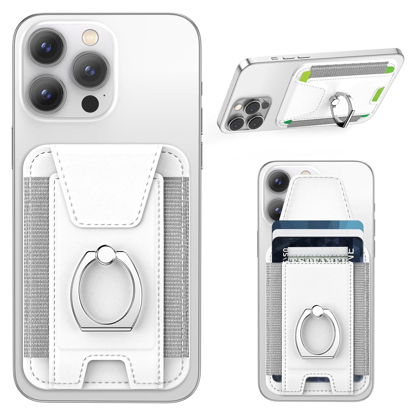 Cartera Magnética ExtreLife para iPhone 16/15/14/13/12, Blanco