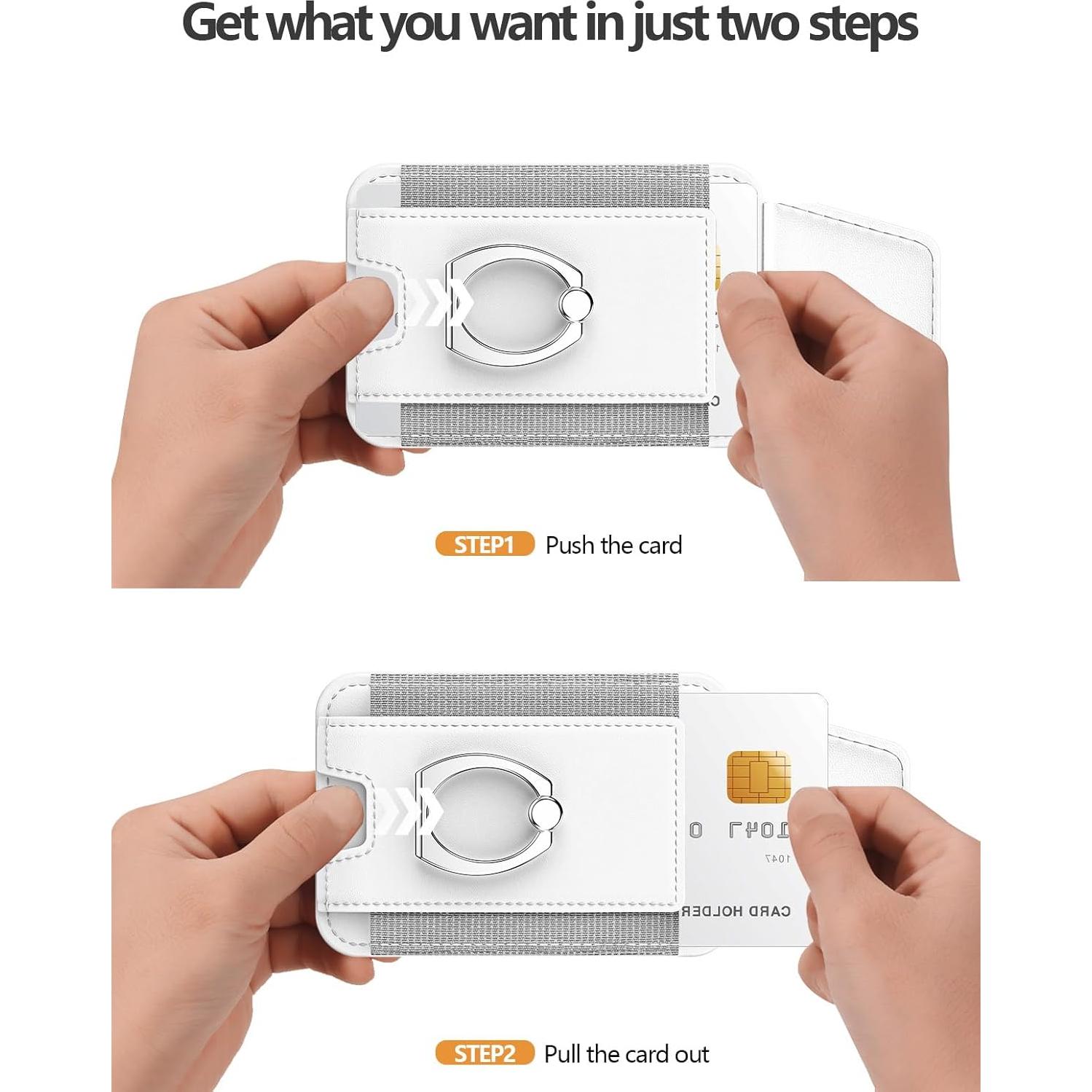 Cartera Magnética ExtreLife para iPhone 16/15/14/13/12, Blanco