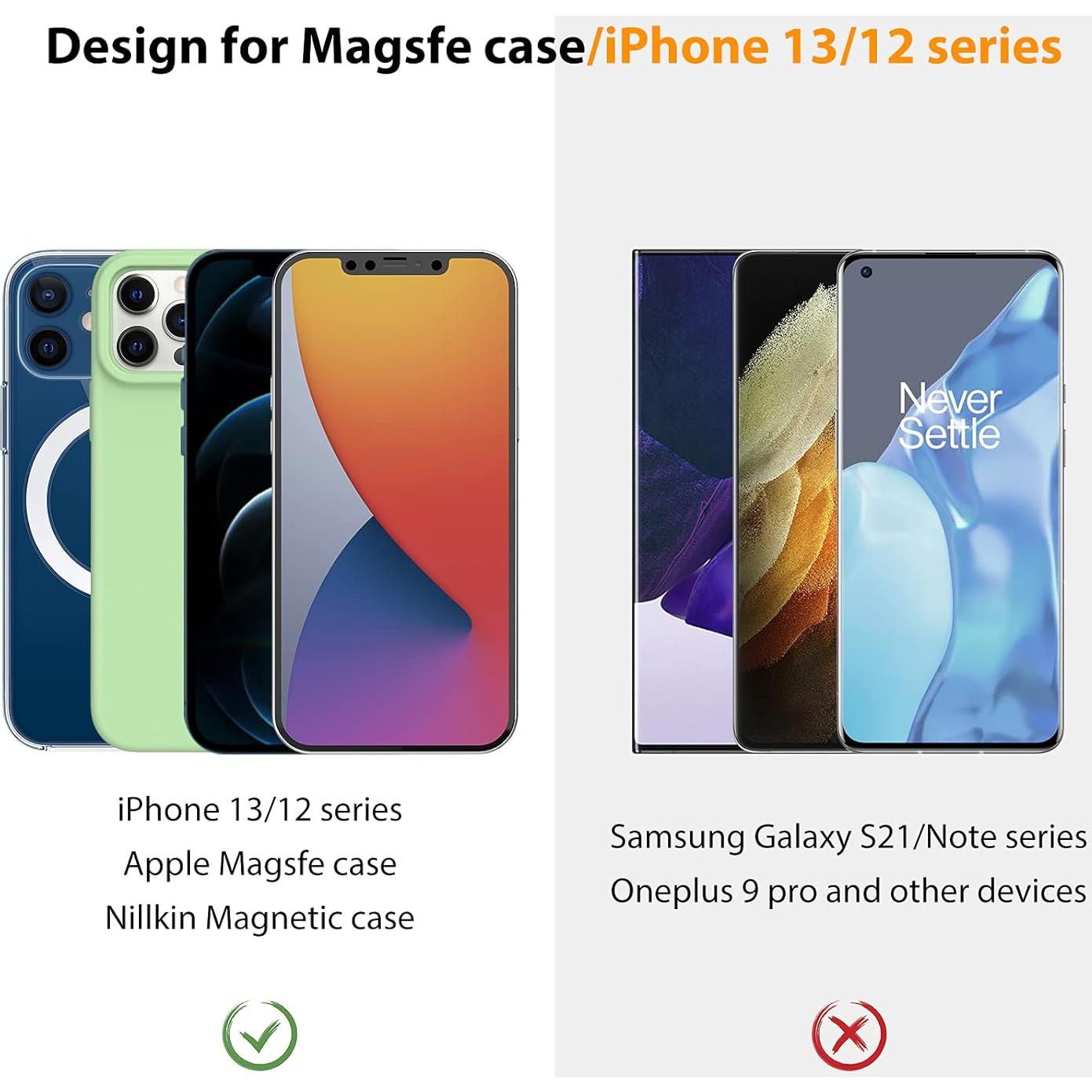 Soporte Magnético Nillkin Magsafe Ducha 2 Piezas Azul