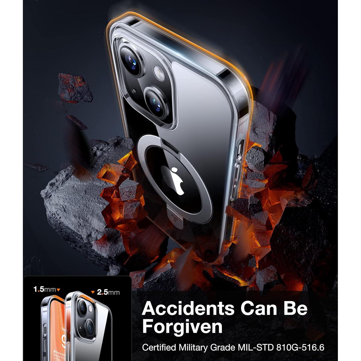 Soporte Magnético TORRAS para iPhone 13/14 Transparente