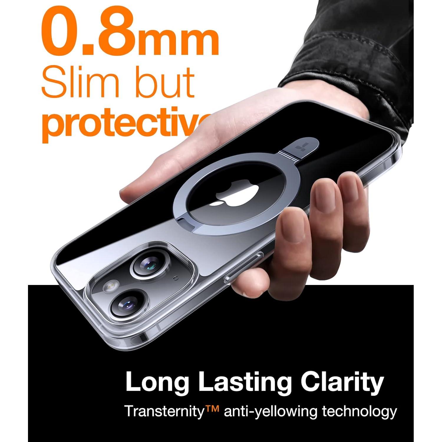 Soporte Magnético TORRAS para iPhone 13/14 Transparente