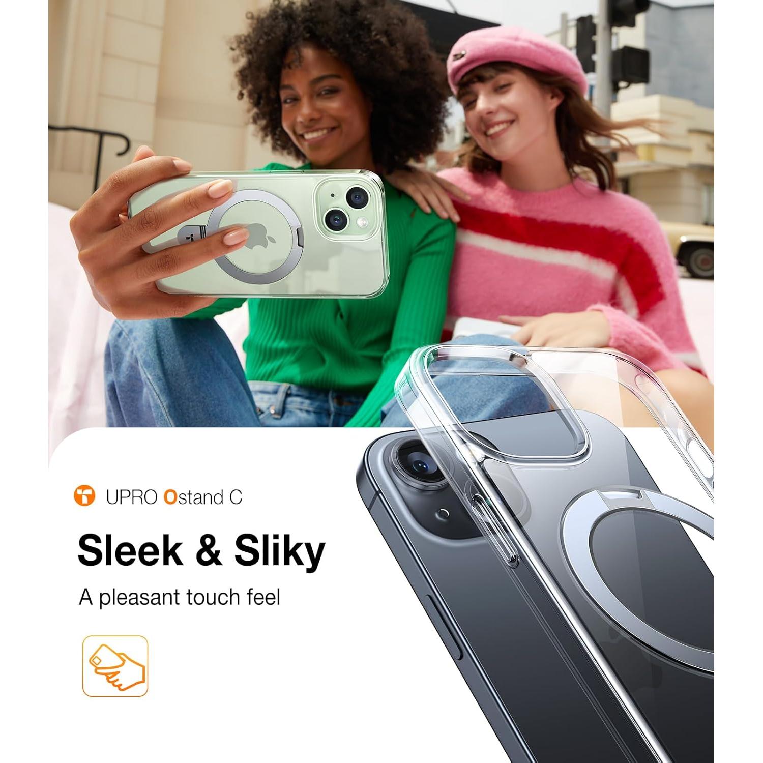 Soporte Magnético TORRAS para iPhone 13/14 Transparente