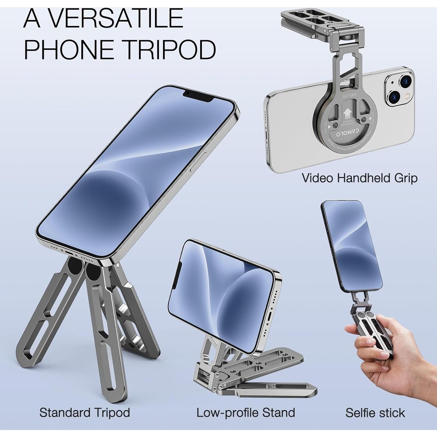 Trípode de bolsillo magnético CAMOLO MG05 para iPhone