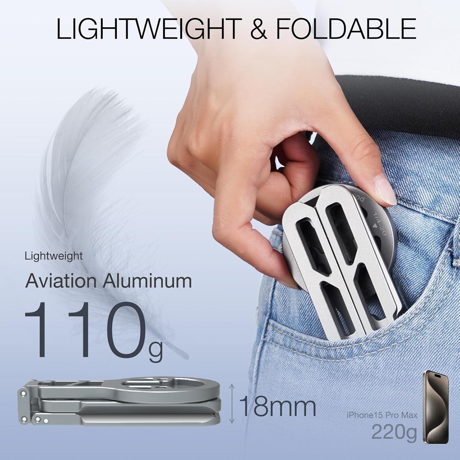 Trípode de bolsillo magnético CAMOLO MG05 para iPhone