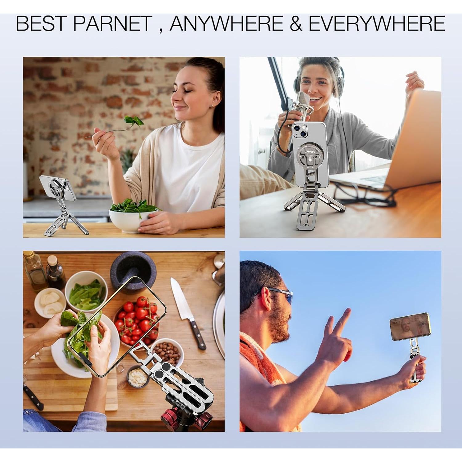 Trípode de bolsillo magnético CAMOLO MG05 para iPhone