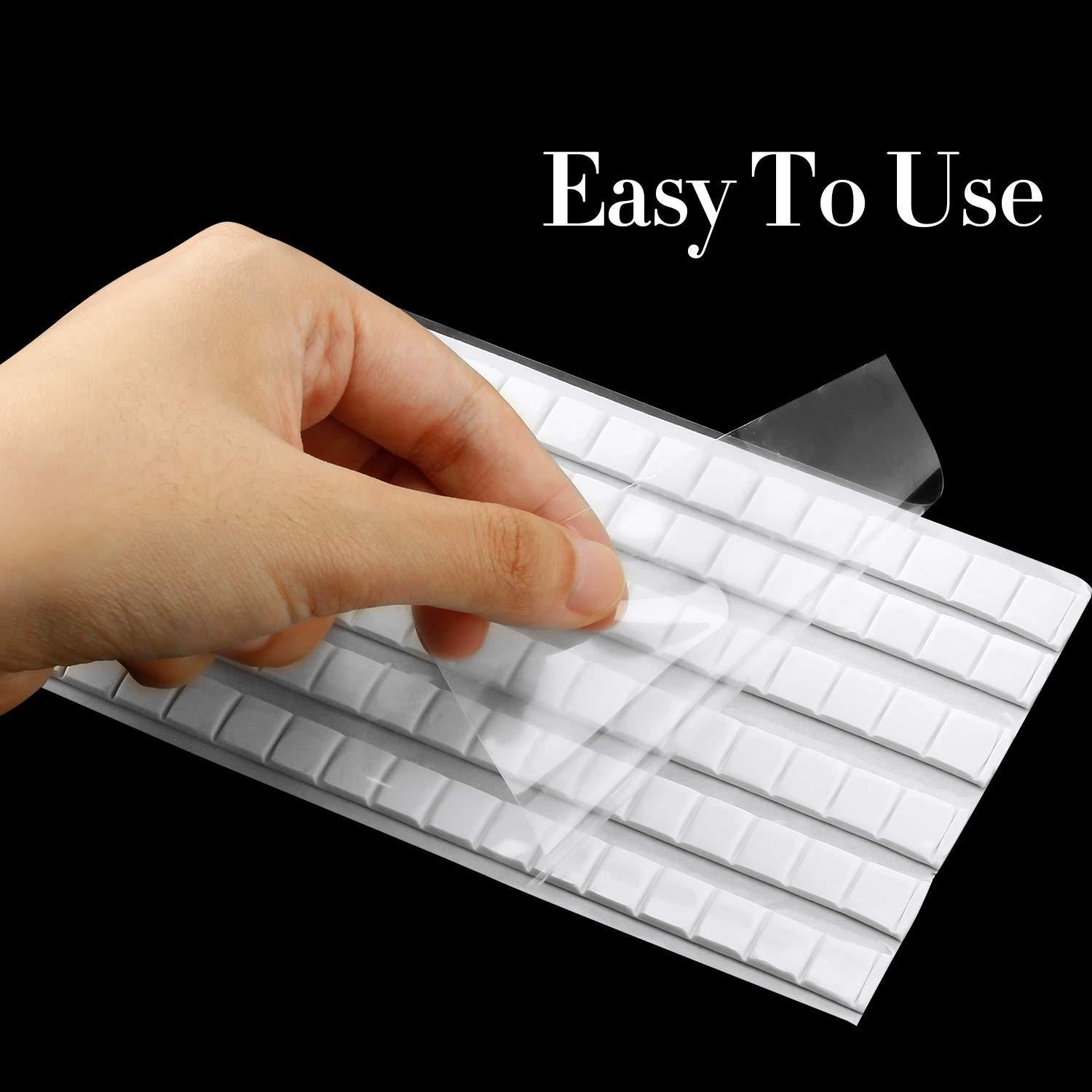 Set de Soportes de Uñas Acrílico Blulu con Masilla Adhesiva