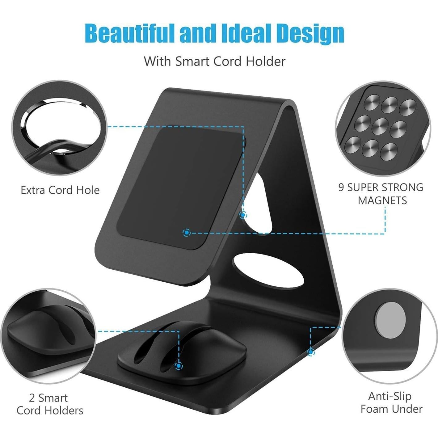 Soporte Magnético para Teléfono WizGear - Metal Resistente