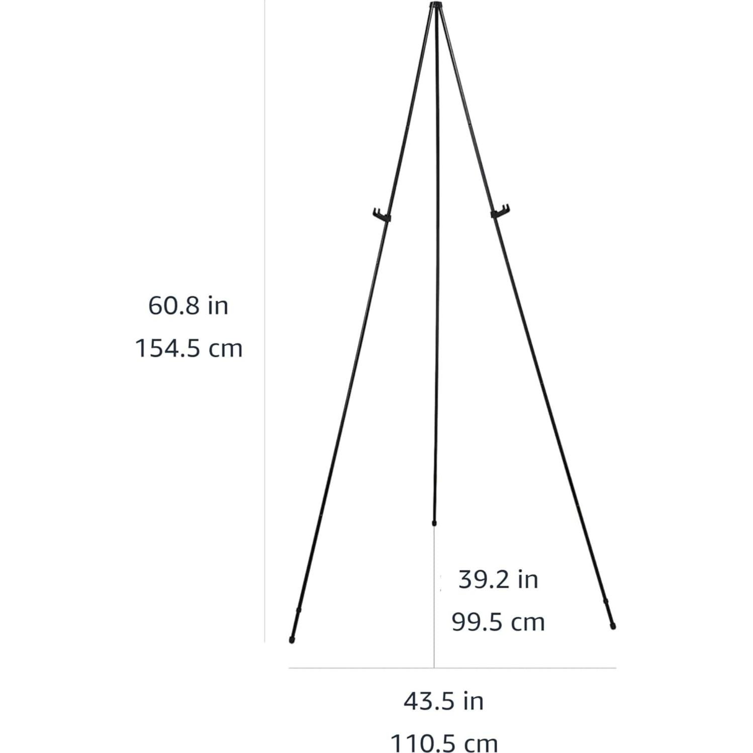 Soporte de Exhibición Plegable Amazon Basics 2,27 kg Negro