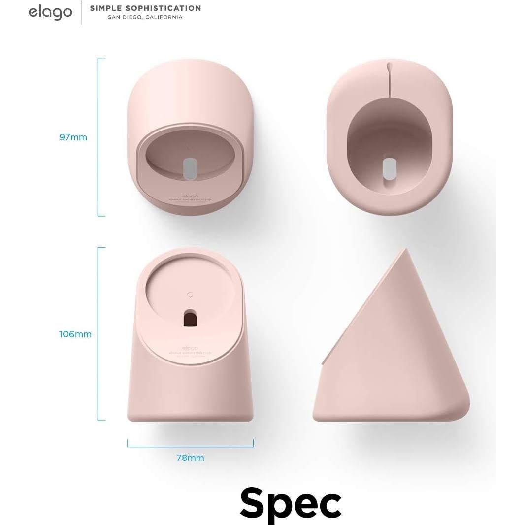 Soporte de Carga elago MS1 para iPhone 16/15/14/13/12 Rosa