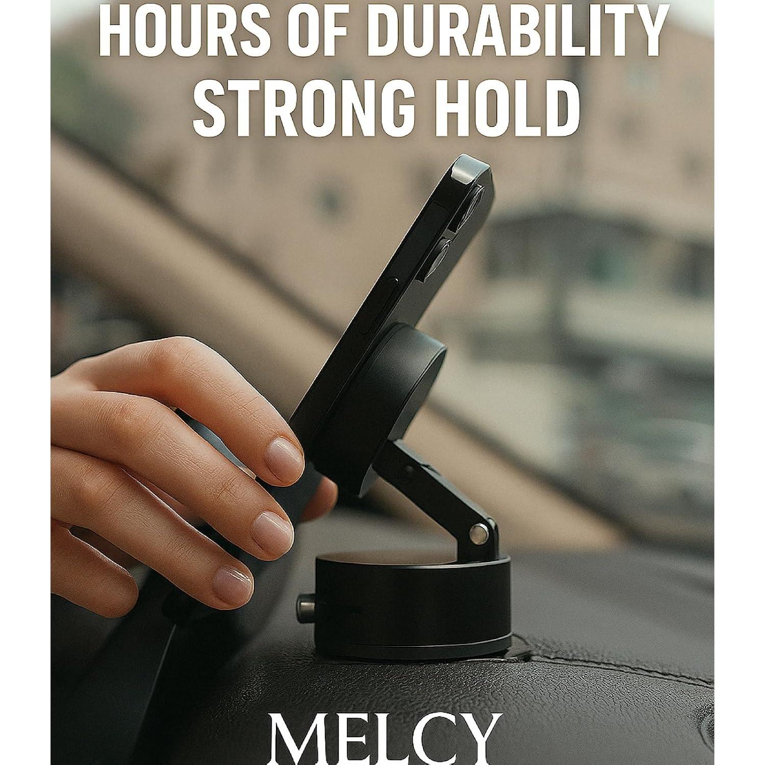 Soporte de Teléfono Ajustable Melcy 360° Plegable Negro