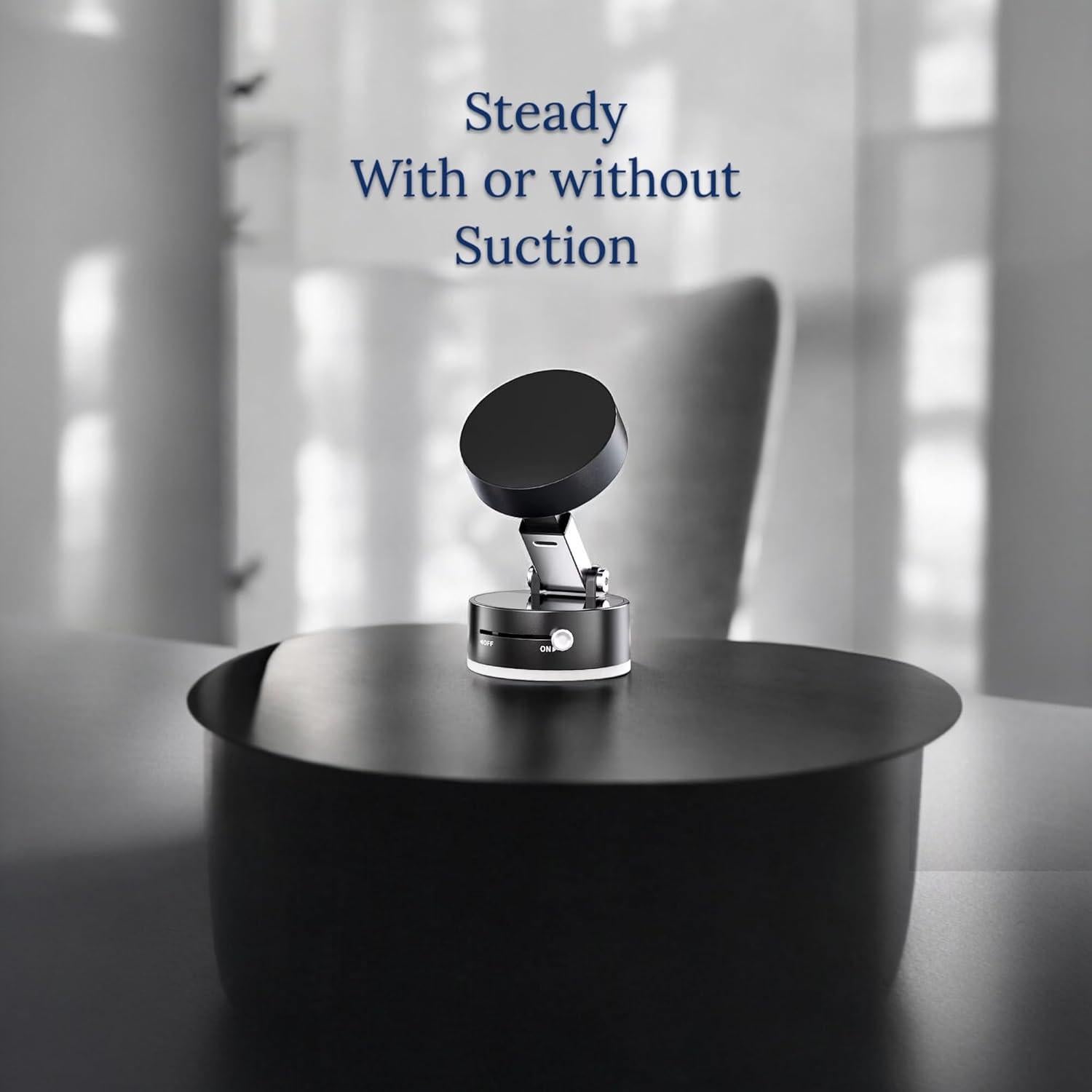 Soporte de Teléfono Ajustable Melcy 360° Plegable Negro