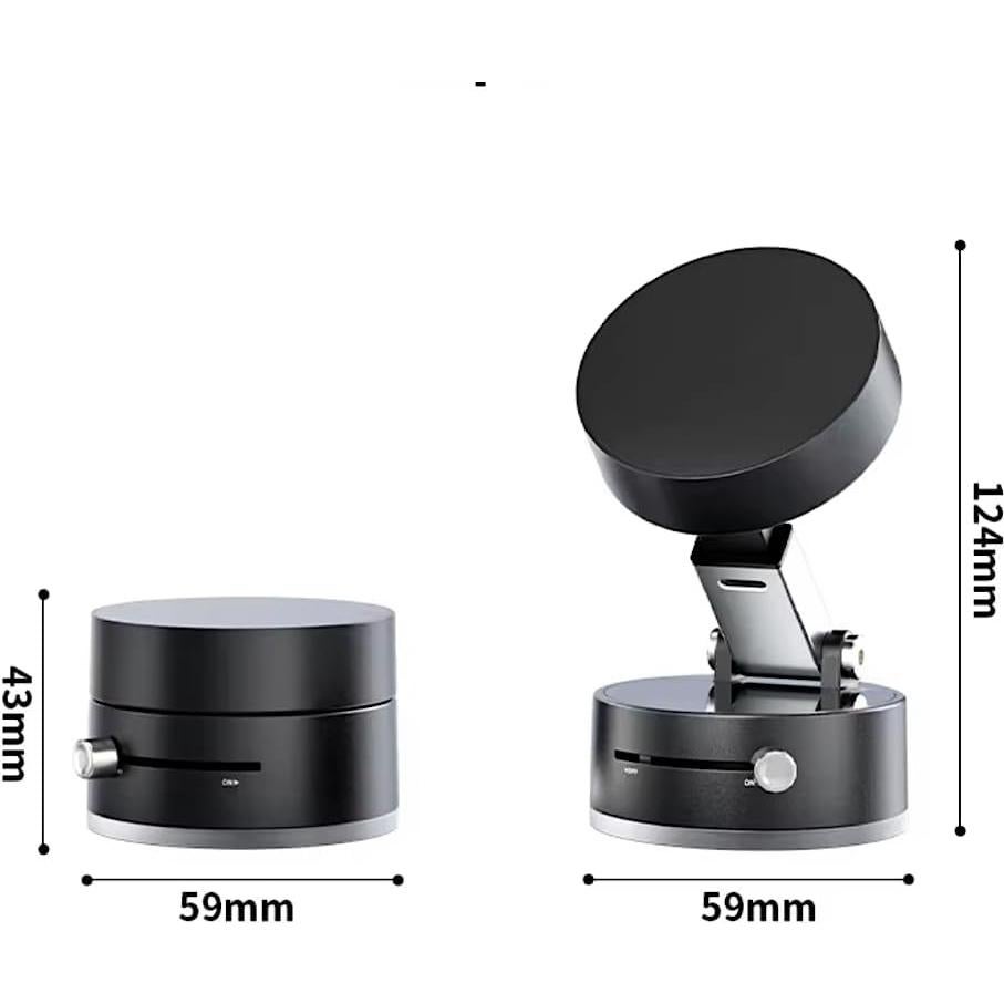 Soporte de Teléfono Ajustable Melcy 360° Plegable Negro