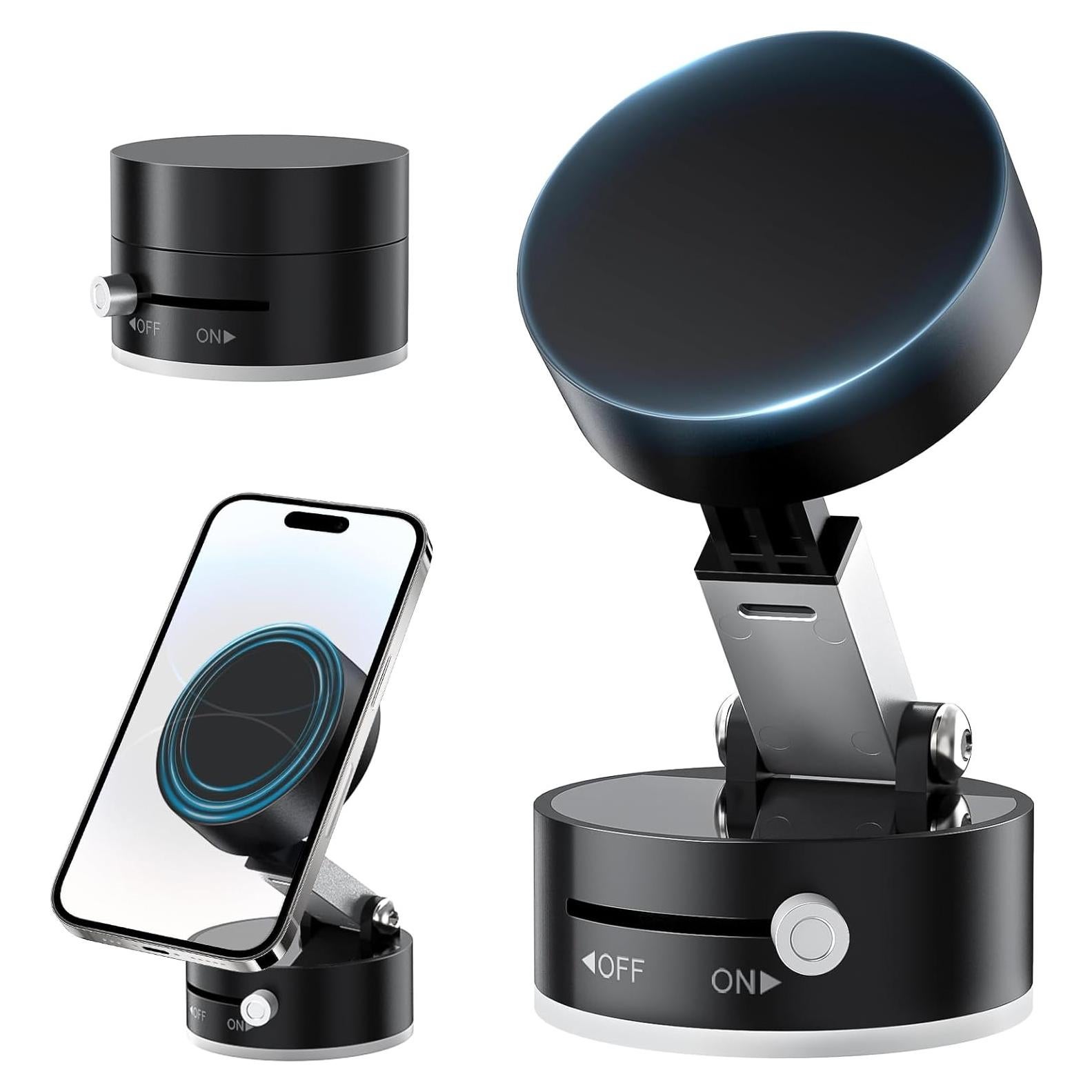 Soporte de Teléfono Magnético Amoner 360° Plegable para Coche