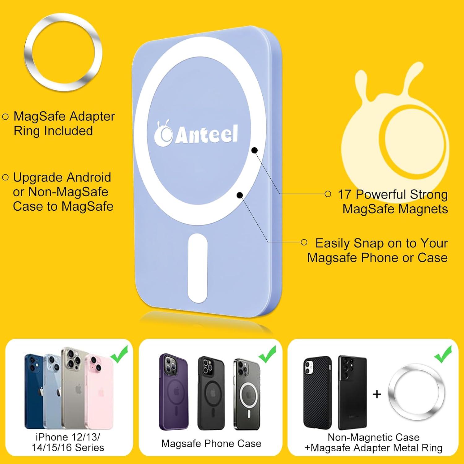 Soporte de teléfono de succión magnética Anteel MagSafe