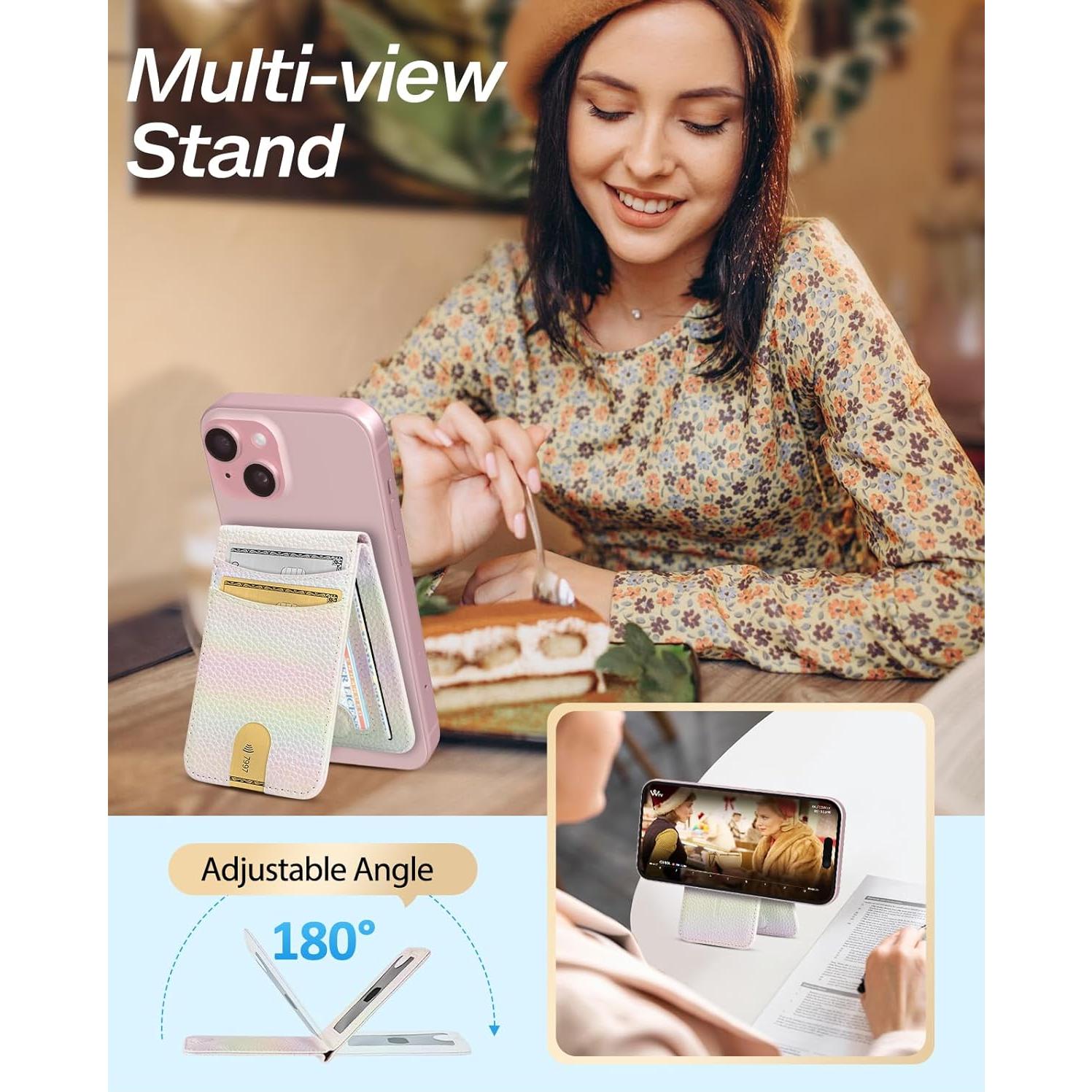 Cartera Magnética Shorogyt para iPhone 16/15/14/13/12, RFID