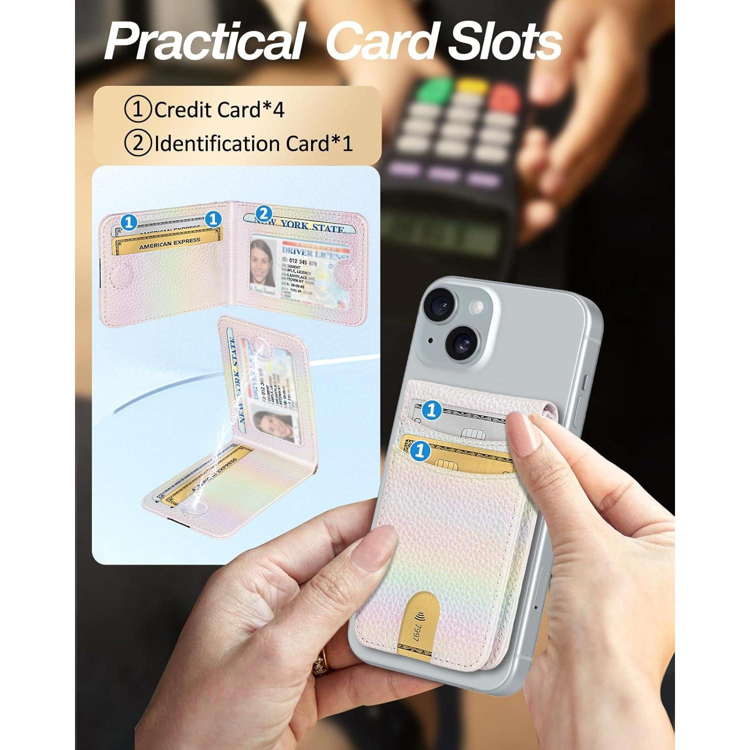 Cartera Magnética Shorogyt para iPhone 16/15/14/13/12, RFID