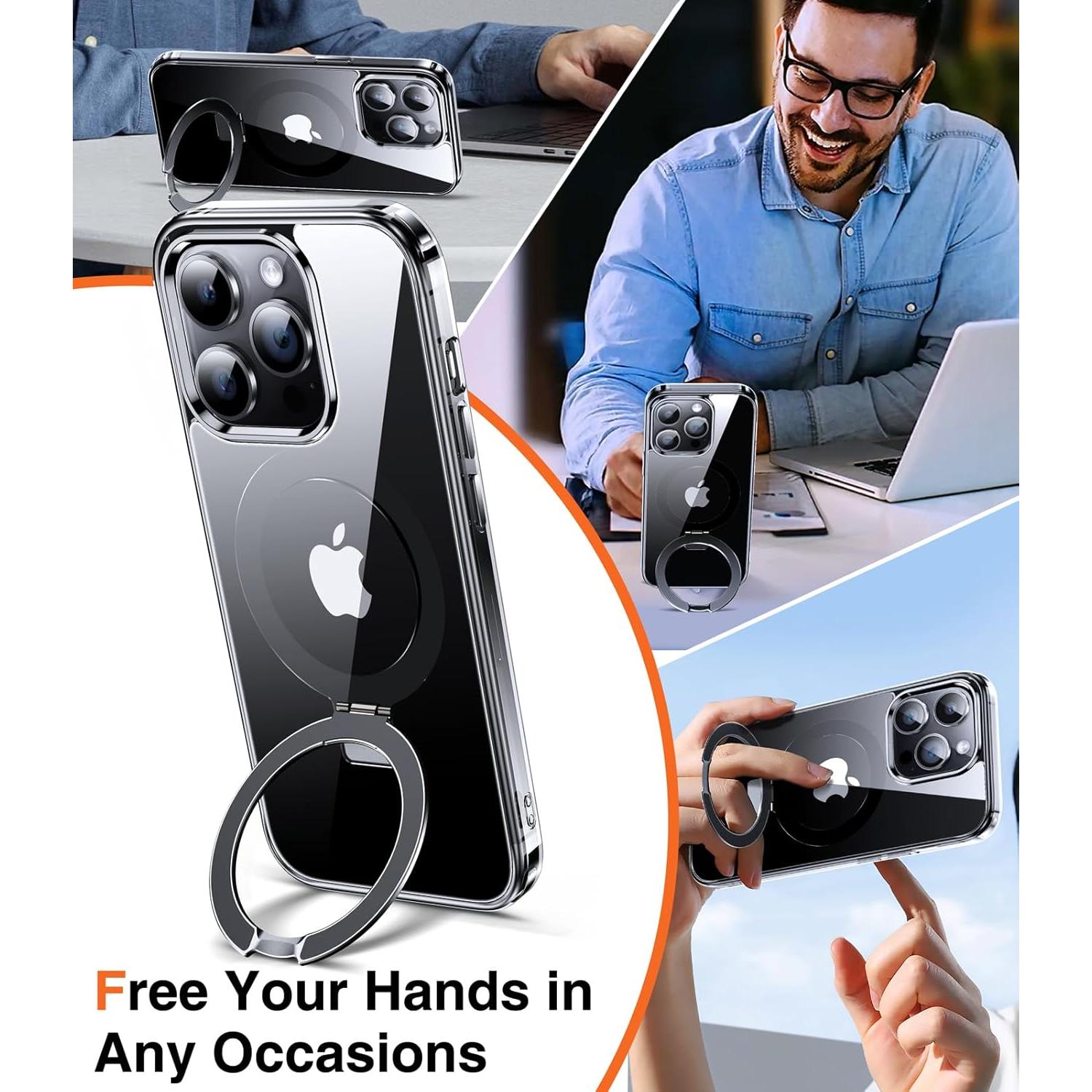 Funda Magnética Chicfun para iPhone 13 Pro Transparente